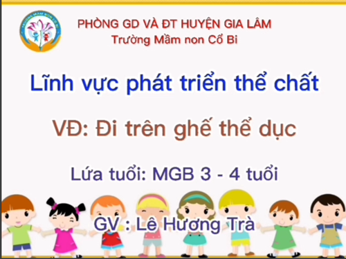 Thể dục: Đi trên ghế thể dục - MGB